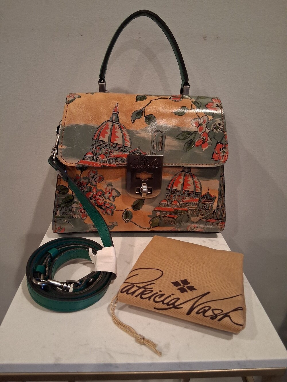 Patricia Nash Top Handle Crossbody Bag, New